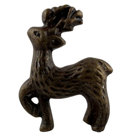 Antique Baby Dear Iron Cabinet Knob